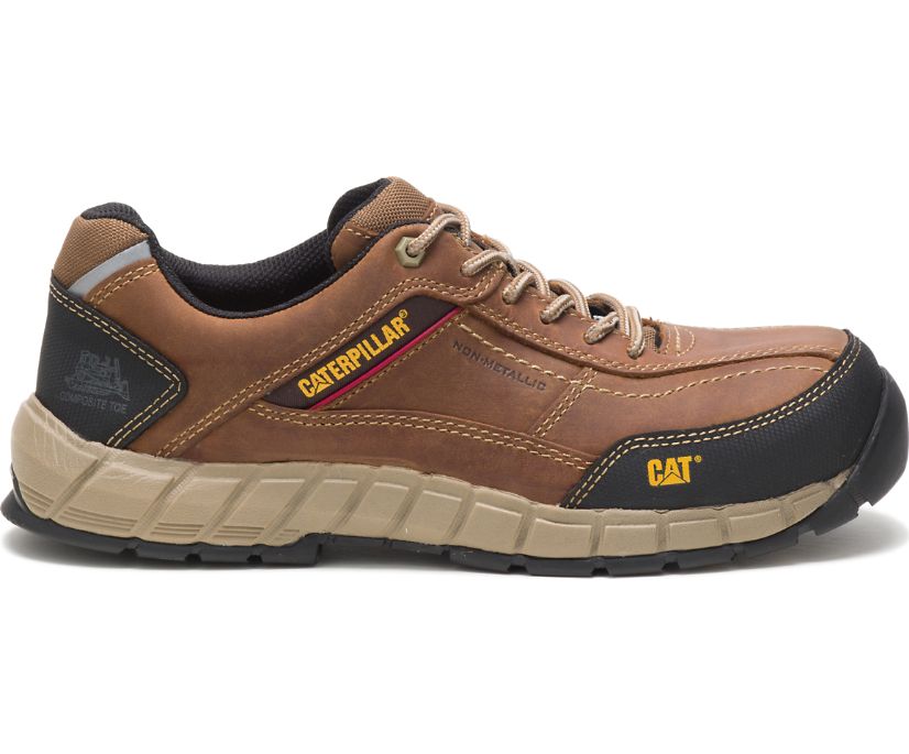 Caterpillar Streamline Leather Composite Toe - Sicherheitsschuhe Herren Braun - Schweiz JSGK-05913